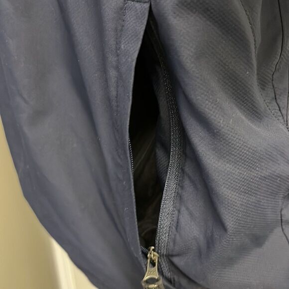 Cutter and Buck Golf Navy Pullover Zip Up Windbreaker Short Sleeve Jacket- L - Picture 4 of 9